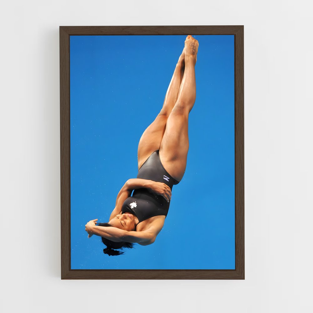 Poster Jennifer abel immersion – affiche Plongeon au tremplin (vue 5)